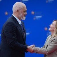 Edi Rama i Georgia Meloni