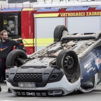 Prometna nesreća u centru Zagreba