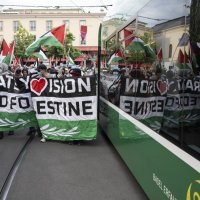 Prosvjed u Baselu uoči finala Eurosonga