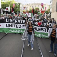 Prosvjed u Baselu uoči finala Eurosonga