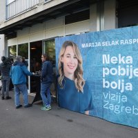 Doček izbornih rezultata u izbornom stožeru Marije Selak Raspudić