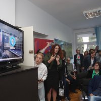 Doček izbornih rezultata u stožeru SDP-a u Splitu