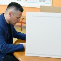 Domagoj Orlić glasovao na lokalnim izborima u Sisku