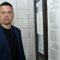 Domagoj Orlić glasovao na lokalnim izborima u Sisku