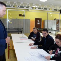 Domagoj Orlić glasovao na lokalnim izborima u Sisku