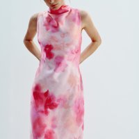 Zara: Cvjetna haljina tie-dye uzorka