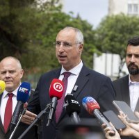 Ivica Puljak i Bojan Ivošević na gradilištu nove javne garaže u Splitu