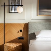 King Bed With Balcony Deluxe Bedside Detail