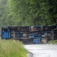 Prevrnuta cisterna kod Đulovca