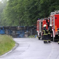 Prevrnuta cisterna kod Đulovca