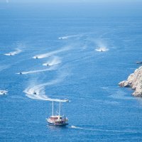 Pogled na Dubrovnik s plaže Sveti Jakov