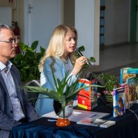 Vjekoslava Huljić u osnovnoj školi Ostrog