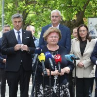 Andrej Plenković podržao kandidata za gradonačelnika Damira Mandića