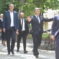 Andrej Plenković podržao kandidata za gradonačelnika Damira Mandića