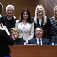 Oproštaj Nataše Tramišak u Saboru