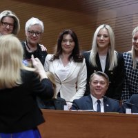 Oproštaj Nataše Tramišak u Saboru