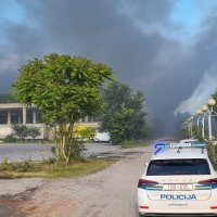 Požar u napuštenoj bolnici u Blatu