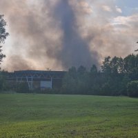 Požar kod bolnice u Blatu