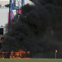 Šibenik - Hajduk, bakljada Torcide, požar, 25.5.2025.