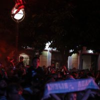 Rijeka, doček igrača na Korzu, proslava titule prvaka