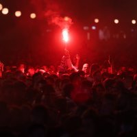 Rijeka, doček igrača na Korzu, proslava titule prvaka