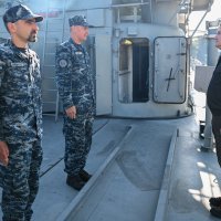 Predsjednik Milanović na raketnoj topovnjači “Dubrovnik”