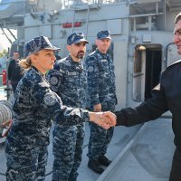 Predsjednik Milanović na raketnoj topovnjači “Dubrovnik”