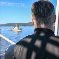 Predsjednik Milanović na raketnoj topovnjači “Dubrovnik”