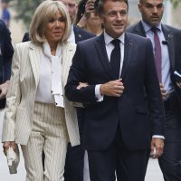 Emmanuel Macron i Brigitte Macron