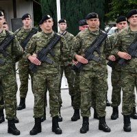 Svečana prisega 46. naraštaja ročnika na dragovoljnom vojnom osposobljavanju u vojarni 123.brigade Hrvatske vojske