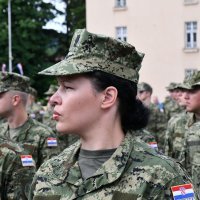 Svečana prisega 46. naraštaja ročnika na dragovoljnom vojnom osposobljavanju u vojarni 123.brigade Hrvatske vojske