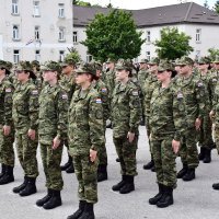 Svečana prisega 46. naraštaja ročnika na dragovoljnom vojnom osposobljavanju u vojarni 123.brigade Hrvatske vojske