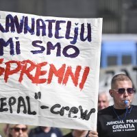 Prosvjed pravosudnih policajaca