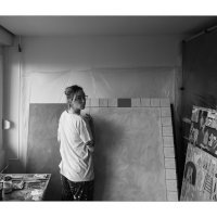 Klara Rusan Klarxy u svom ateljeu