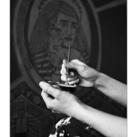 Klara Rusan Klarxy u svom ateljeu