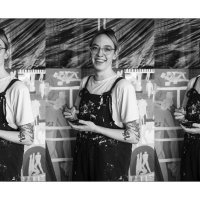 Klara Rusan Klarxy u svom ateljeu