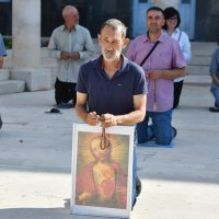 Molitva krunice i protuprosvjed u Šibeniku 7.6.2025.