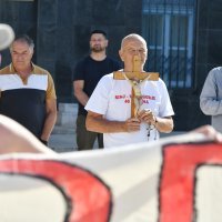 Molitva krunice i protuprosvjed u Šibeniku 7.6.2025.