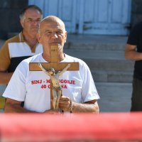 Molitva krunice i protuprosvjed u Šibeniku 7.6.2025.