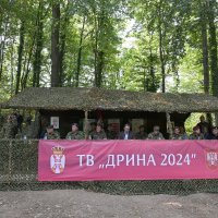 Aleksandar Vučić na vojnoj vježbi 'Drina 2024.'