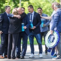 Dinamova delegacija na Draženovom grobu