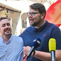 Tiskovna konferencija Peđe Grbina u Puli