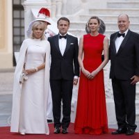 Princeza Charlene, princ Albert, Brigitte i Emmanuel Macron