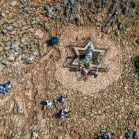 Brdo ukazanja u Međugorju snimljeno dronom