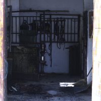 Požar na sinjskom hipodromu