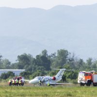 Zrakoplov Air Pannonije proklizio je s piste pri slijetanju
