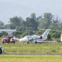 Zrakoplov Air Pannonije proklizio je s piste pri slijetanju