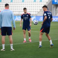 Hrvatska nogometna reprezentacija; trening Osijek 8.6.2025.