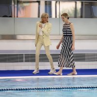 Princeza Charlene i Brigitte Macron