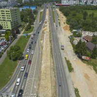 Radovi u Sarajevskoj ulici u Zagrebu snimljeni iz zraka